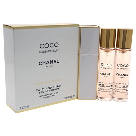 chanel coco mademoiselle parfum purse spray|Chanel mademoiselle refill 20ml.